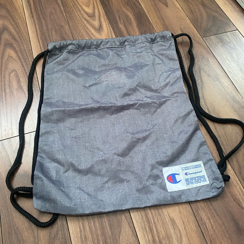 Champion Charcoal Drawstring Backpack
